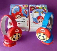 Cargar imagen en el visor de la galería, AUDIFONOS DIADEMA BLUETOOTH SUPER MARIO BROSS!!