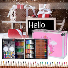 Cargar imagen en el visor de la galería, KIT DE ARTE PROFESIONAL 145 PIEZAS CON MALETA DE LUJO ALUMINIO