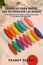 Cargar imagen en el visor de la galería, 🖍️ PEANUT PASTEL™ – CRAYOLAS LAVABLES Y SEGURAS