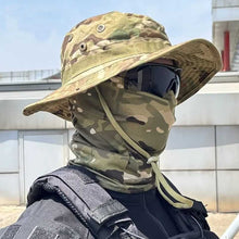 Cargar imagen en el visor de la galería, CONJUNTO SOMBRERO BOONIE CON MASCARA  FACIAL
