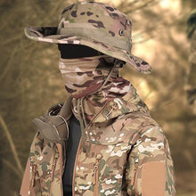 Cargar imagen en el visor de la galería, CONJUNTO SOMBRERO BOONIE CON MASCARA  FACIAL
