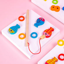 Cargar imagen en el visor de la galería, TABLERO DE MADERA 3D MONTESSORI MAGNÉTICOS PARA NIÑOS.
