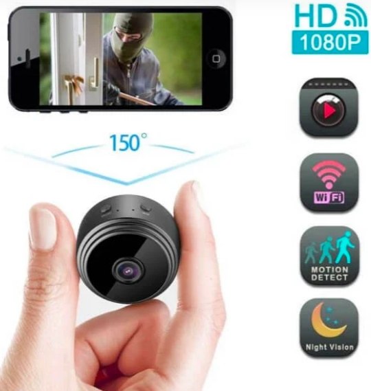 📷 MINI CÁMARA PORTÁTIL WIFI MAGNÉTICAFULL HD 1080p (®)